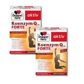 Witaminy i minerały - 2x Doppelherz® aktiv Koenzym Q10 FORTE, 2x60 kapsułek ZESTAW - miniaturka - grafika 1