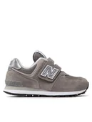 Buty dla chłopców - New Balance Sneakersy PV574EVG Szary - miniaturka - grafika 1