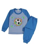 Piżamy chłopięce - Chłopięca piżama piłka niebieska Tup Tup r.98 - miniaturka - grafika 1