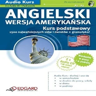 Audio Kurs - Angielski wersja Amerykańska N/A - Audiobooki do nauki języków Audio Kurs - Angielski wersja Amerykańska N/A - Audiobooki do nauki języków - miniaturka - grafika 1