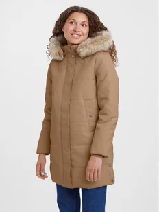 Vero Moda Parka Addison 10267115 Brązowy Regular Fit - Kurtki damskie - miniaturka - grafika 1
