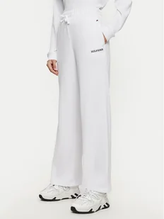 Tommy Hilfiger Spodnie dresowe UW0UW05577 Biały Relaxed Fit - Spodnie sportowe damskie - miniaturka - grafika 1