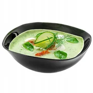 Miski i półmiski - Salaterka szklana 19 x 17 cm, czarna - miniaturka - grafika 1