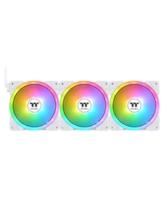 Thermaltake SWAFAN EX12 ARGB Sync PC Cooling Fan Kolor: BIAŁY TT Premium Edition, case fan (Kolor: BIAŁY, pack of 3) - Chłodzenie procesora - miniaturka - grafika 1