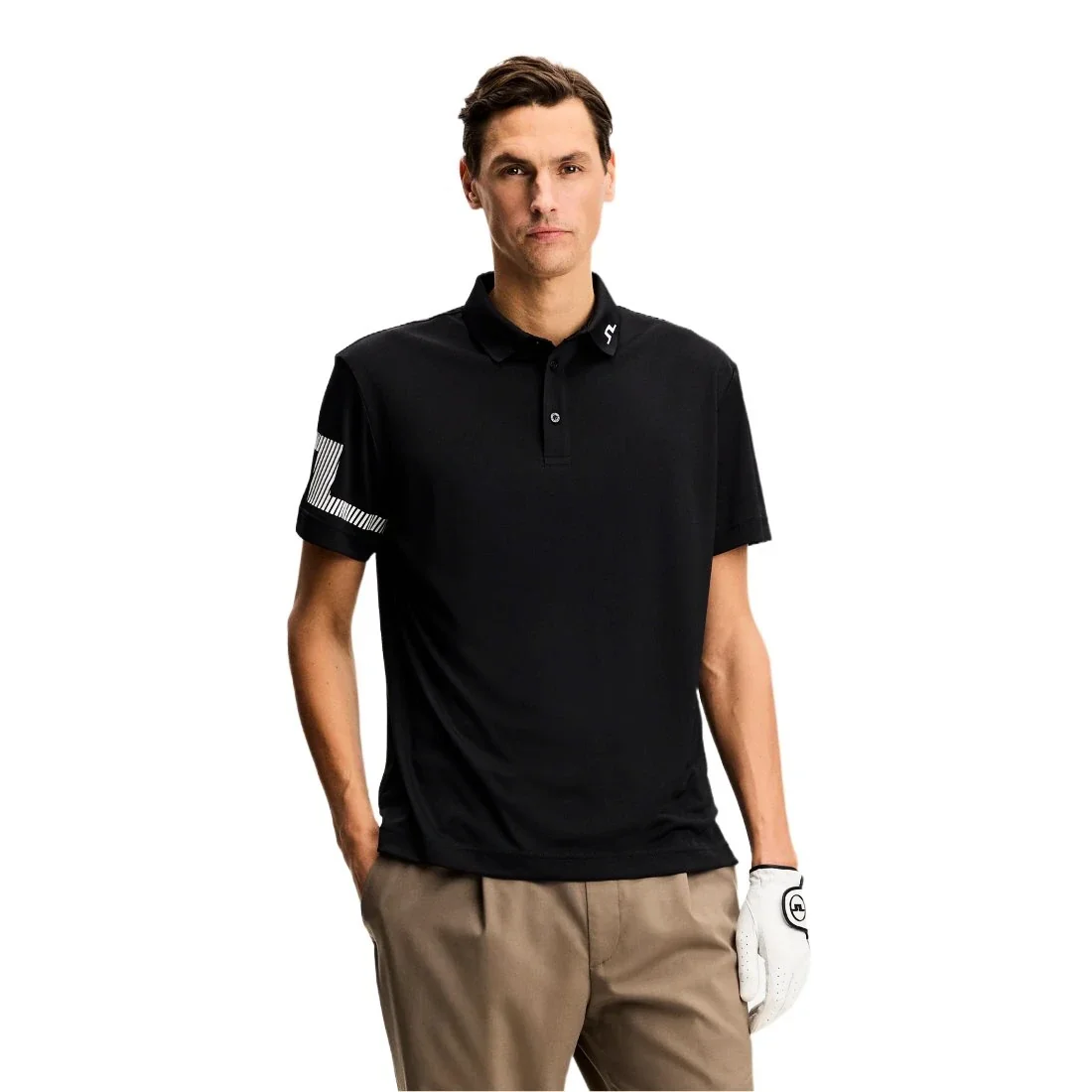 Koszulka męska J.Lindeberg Heath Polo Black M