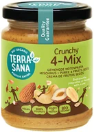 Słodkie kremy i masła - Terrasana Krem orzechowy crunchy mix (4 orzechy) 250 g Bio - żywność - miniaturka - grafika 1