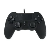 Kontrolery gier na PC - Kontroler STEELPLAY Slimpack Black do konsoli PS4/PC - miniaturka - grafika 1