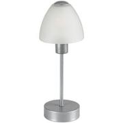 Lampy stojące - Rabalux Lydia lampa stołowa 1x40W srebrna/biała 2295 - miniaturka - grafika 1