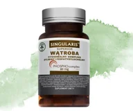 Suplementy naturalne - Wątroba Fitosomalny Kompleks Sylibiny i Fosfatydylocholiny 80mg-SINGULARIS 60 kapsułek - miniaturka - grafika 1