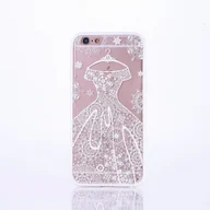 Etui i futerały do telefonów - Etui na telefon komórkowy Mandala dla Apple iPhone 7 Plus Design Etui ochronne Pokrowiec z motywem Sukienka Torba Bumper Biały - miniaturka - grafika 1