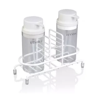 Okyanus Dozowniki na mydło Deluxe okrągłe białe 2 szt. - Mydła - miniaturka - grafika 1