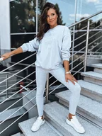 Spodnie damskie - Legginsy damskie CALIFORNIA TEAM szare Dstreet UY1708-L - miniaturka - grafika 1