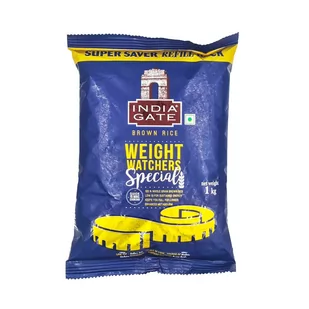 Ryż Sona Masoori Brązowy Weight Watchers Special India Gate 1Kg - Ryż - miniaturka - grafika 1