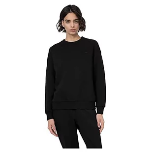 4F Damska bluza, Głęboki czarny, L - Bluzy damskie - miniaturka - grafika 1