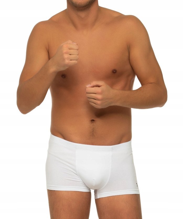 SEIDENSTICKER BOKSERKI MĘSKIE BIAŁE GŁADKIE L 3H5G4_B* L 3_5 TXA