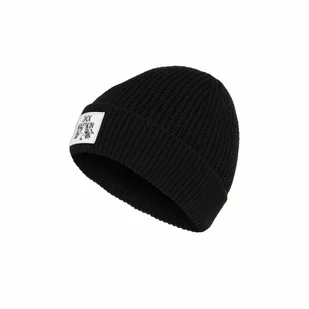 Czapka Jack Wolfskin BADGE BEANIE black - ONE SIZE - Czapki męskie - miniaturka - grafika 1