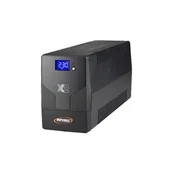 Zasilacze awaryjne UPS - INFOSEC UPS Zasilacz awaryjny UPS 1000VA X2 LCD Touch 4x IEC 66038 - miniaturka - grafika 1