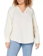 Koszule damskie - Tommy Hilfiger Lacie Blouse LS Koszula damska, Bitonal Stp/Sunray, 40 - miniaturka - grafika 1