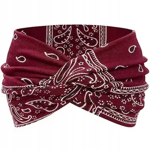 OPASKA DO WŁOSÓW NA GŁOWĘ USZY SZEROKA ELASTYCZNA TURBAN WĘZEŁ SUPEŁ PIN UP BORDOWA - Ozdoby do włosów OPASKA DO WŁOSÓW NA GŁOWĘ USZY SZEROKA ELASTYCZNA TURBAN WĘZEŁ SUPEŁ PIN UP BORDOWA - Ozdoby do włosów - miniaturka - grafika 1