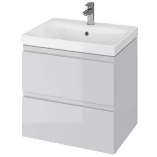 Cersanit Moduo szafka 60 cm podumywalkowa szara S590-009-ECO - Szafki łazienkowe - miniaturka - grafika 1