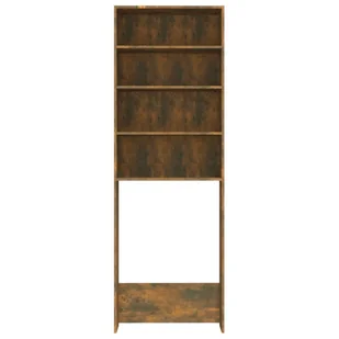 Lumarko Szafka na pralkę, kolor przydymiony dąb, 64x24x190 cm - Szafki łazienkowe - miniaturka - grafika 7