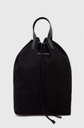 Torby podróżne - Emporio Armani torba bawełniana kolor czarny - miniaturka - grafika 1