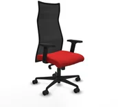 Fotele i krzesła biurowe - Krzesło Biurowe Piqueras y Crespo B2D036N Czerwony - miniaturka - grafika 1