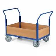 Wózki magazynowe - B2B Partner Modułowy wózek platformowy, 2 rączki, 1200x800 mm, 500 kg 101067 - miniaturka - grafika 1