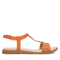 Sandały damskie - Sandały Lasocki EST-AFIONA-10 Pomarańczowy - miniaturka - grafika 1
