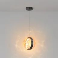Lampy sufitowe - Maytoni Lampa wisząca szklana Misterio, możliwość ściemniania, czarny, salon / jadalnia, metal - miniaturka - grafika 1