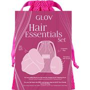 Ozdoby do włosów - Glov Hair Essentials zestaw turban do włosów + szczotka do włosów + worek do prania lub przechowywania - miniaturka - grafika 1