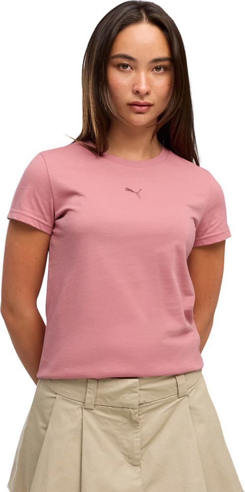 Puma Koszulka damska Puma Ess Centered Cat Logo Tee różowa 692916 48 L