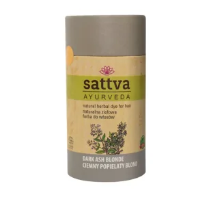 Sattva Henna ciemny popielaty blond eco 150 g - Farby do włosów i szampony koloryzujące - miniaturka - grafika 1