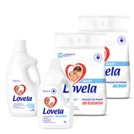 Środki do prania - Lovela Hipoalegriczny zestaw wszystko dla maluszka Płyn 2L Odplamiacz 1L Proszek do Prania 5,4kg - miniaturka - grafika 1