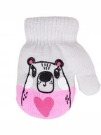 Rękawiczki dla dzieci - Rękawiczki Dziecięce Zimowe dla Dzieci Dziewczęce z Jednym Palcem 14 cm - miniaturka - grafika 1