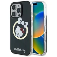 Etui i futerały do telefonów - Etui HELLO KITTY IML Fun Bow MagSafe do Apple iPhone 16 Pro Max Czarny | Bezpłatny transport - miniaturka - grafika 1