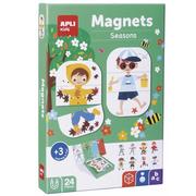 Układanki dla dzieci - Apli Kids Magnetyczna układanka Apli Kids - Pory roku - miniaturka - grafika 1