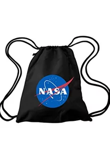 Torby i wózki na zakupy - Mister Tee NASA Gym torba gimnastyczna, biały, jeden rozmiar MT699 - grafika 1