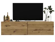 Szafki RTV - Szafka Rtv, Wisząca, Enjoy, 120X35X30 Cm, Dąb Artisan, Mat - miniaturka - grafika 1