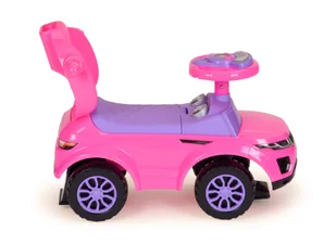 Jeździk chodzik pchacz 3w1 autko super car różowy - Chodziki - miniaturka - grafika 4