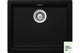 Zlew SCHOCK KIRUNA N-100L night (Cristadur) | Sink GREEN - Zlewozmywaki - miniaturka - grafika 1