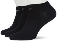 Skarpetki męskie - Emporio Armani Skarpety męskie 3-pak, czarny, S-M - miniaturka - grafika 1