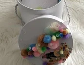 Zszywacze biurowe - Pompony POM-6019 kaszmirowe mix op 25 ALIGA - miniaturka - grafika 1