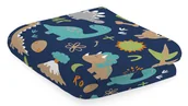 Koce - Kocyk Dziecięcy Mikrofibra 130x170 Dinozaury Pled - miniaturka - grafika 1