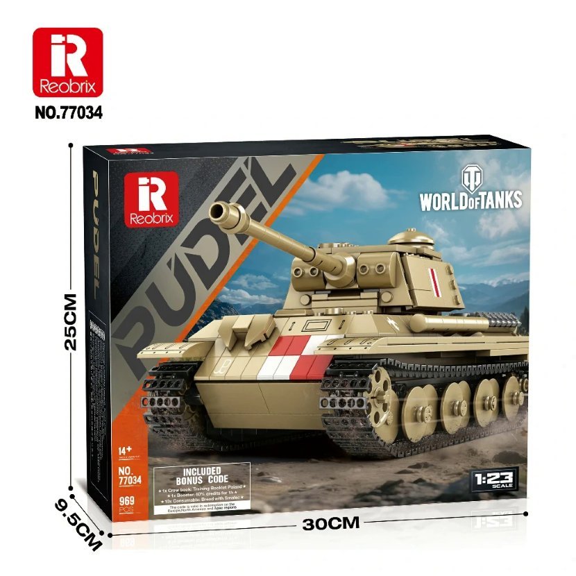 77034 Pudel (969pcs) World Of Tanks ( WoT )
