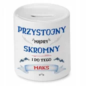 Skarbonki - Skarbonka 330 ml Dla Piotra Syna Dziecka Prezent z Nadrukiem ze Zdjęciem + Opakowanie na prezent (wzór 01) - miniaturka - grafika 1