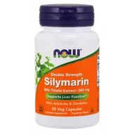 Suplementy naturalne - Now Foods Silymarin - Sylimaryna z Ostropestu Plamistego + Dandelion Root (Mniszek) + Karczoch (50 kaps.) - miniaturka - grafika 1