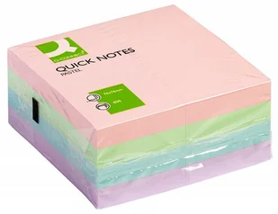 Q-Connect KOSTKA samop. Brilliant, 76x76mm, 1x400 pastelowa KF01347 - Etykiety samoprzylepne i bloki etykiet - miniaturka - grafika 3
