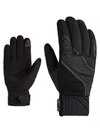 Rękawiczki - Ziener Męskie rękawiczki UZOMI do biegów narciarskich/nordic/crosscountry | bardzo ciepłe, w dotyku, Soft-Shell, czarne, 8,5 - miniaturka - grafika 1