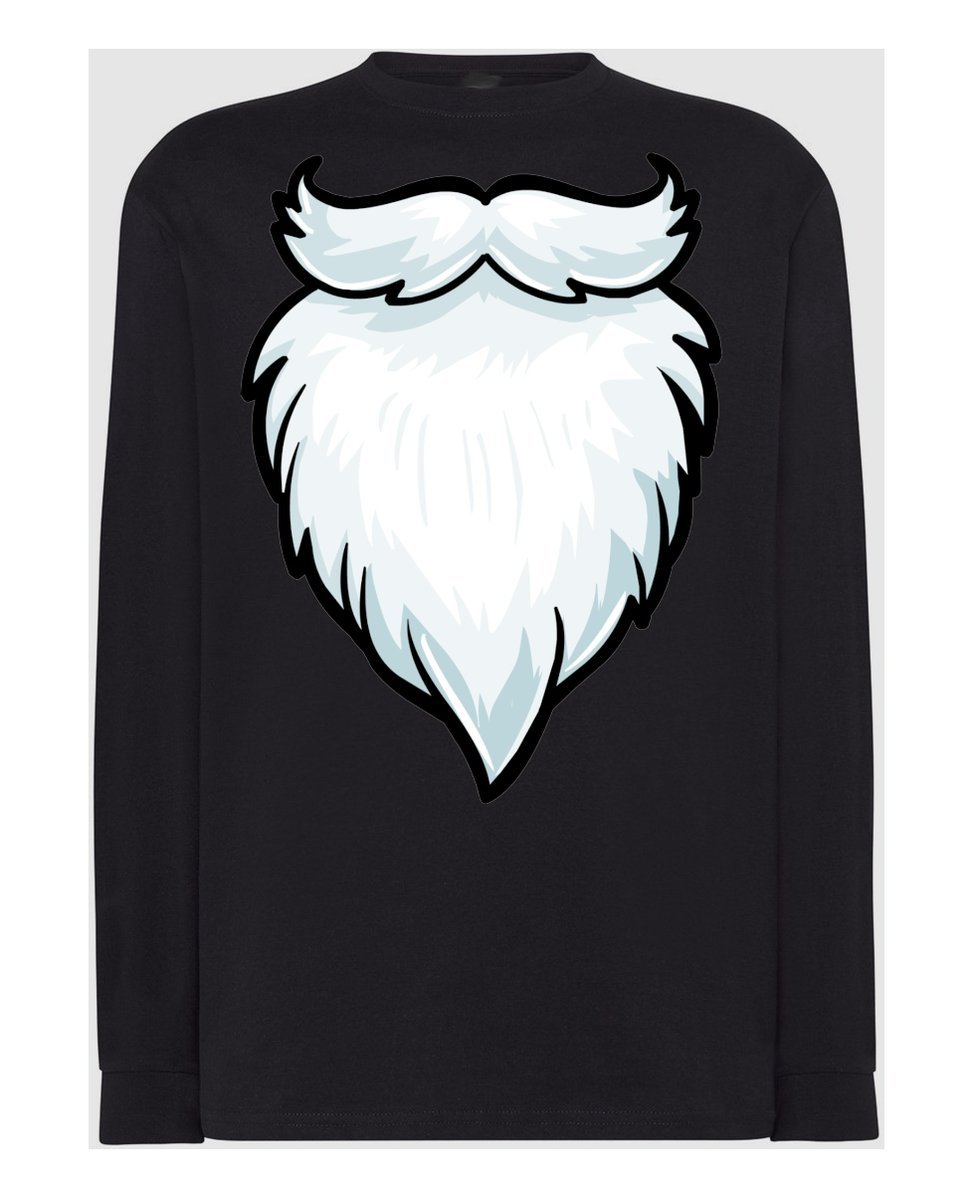 Longsleeve nadruk Broda Mikołaja Święta Rozm.S